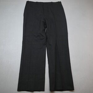 Vtg Bespoke 32x29 Gray Wool Flat Front Classic Dress Mens Pants
